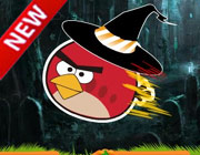 Angry bird Halloween forest
